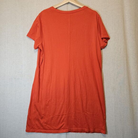 J. Crew Factory Orange Mini Dress - Picture 7 of 8